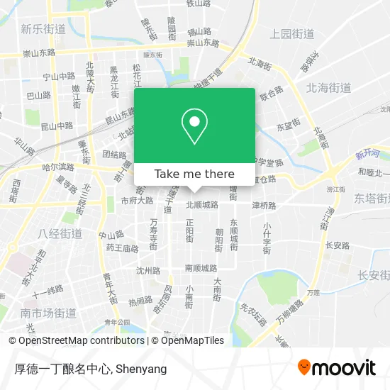 厚德一丁酿名中心 map