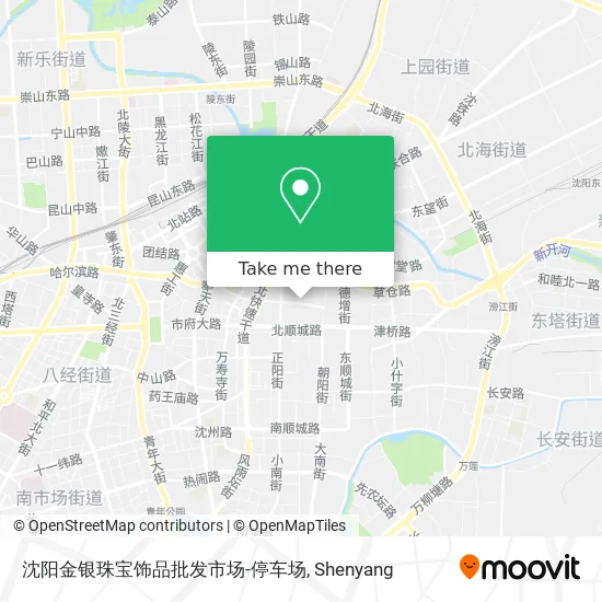 沈阳金银珠宝饰品批发市场-停车场 map