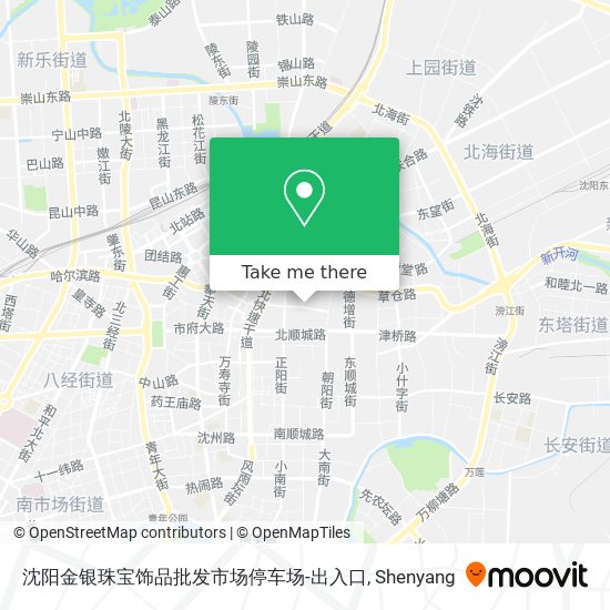 沈阳金银珠宝饰品批发市场停车场-出入口 map