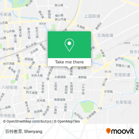 百特教育 map