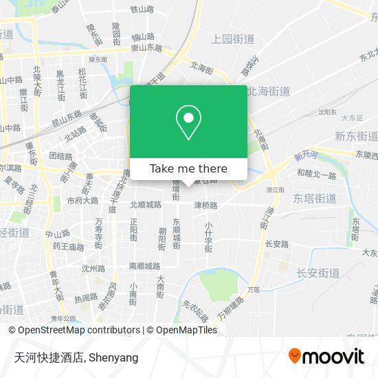 天河快捷酒店 map