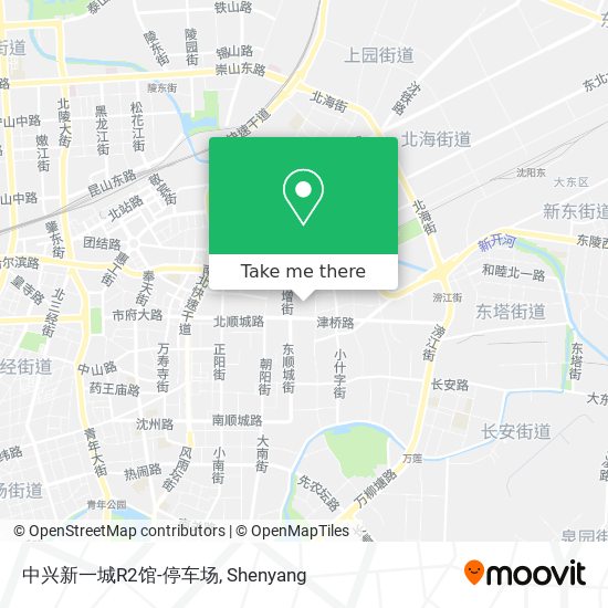 中兴新一城R2馆-停车场 map