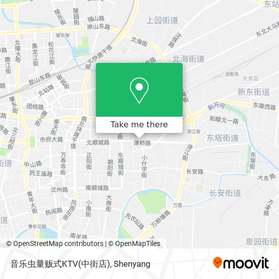 音乐虫量贩式KTV(中街店) map