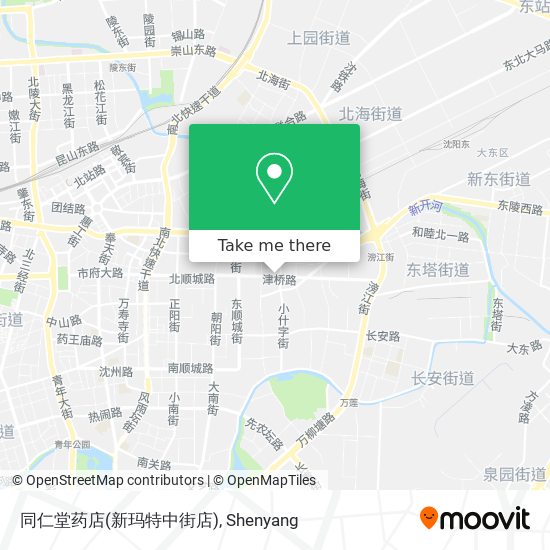 同仁堂药店(新玛特中街店) map