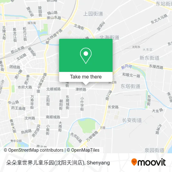 朵朵童世界儿童乐园(沈阳天润店) map