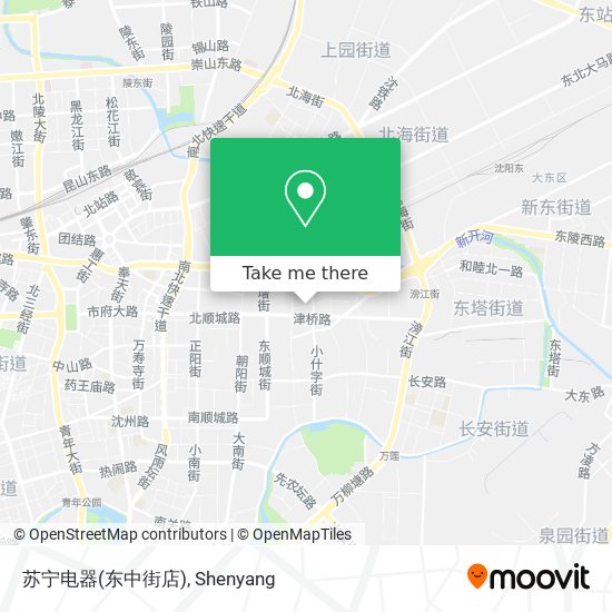 苏宁电器(东中街店) map