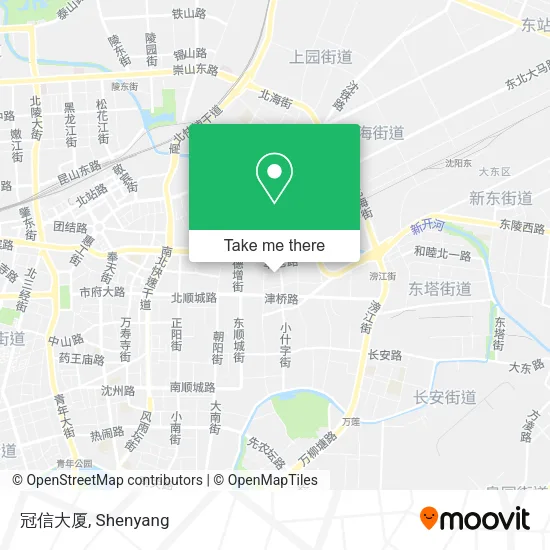 冠信大厦 map