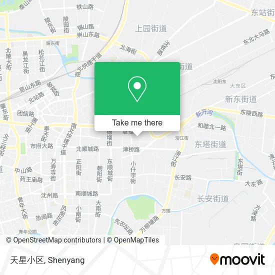 天星小区 map