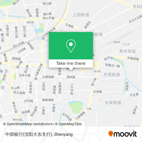 中国银行(沈阳大东支行) map