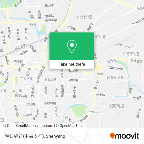营口银行(中街支行) map