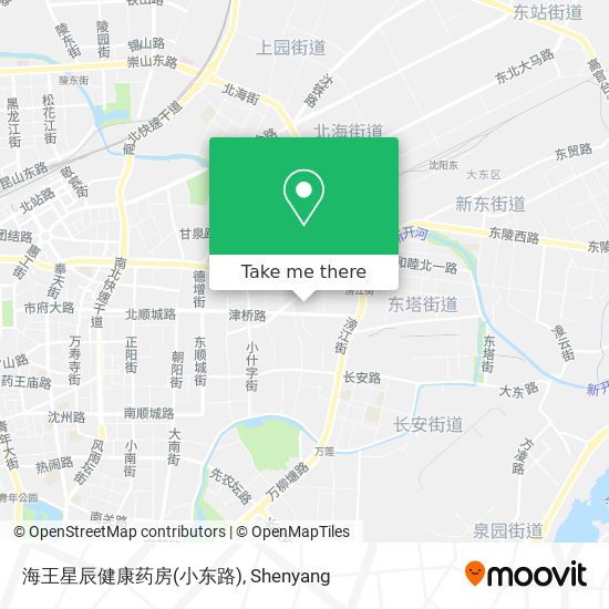 海王星辰健康药房(小东路) map