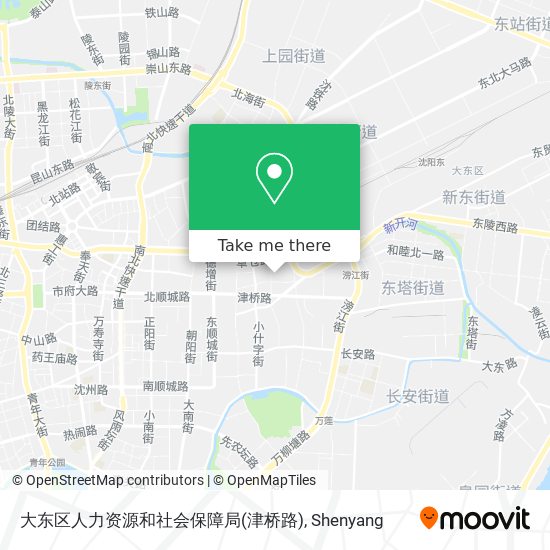 大东区人力资源和社会保障局(津桥路) map