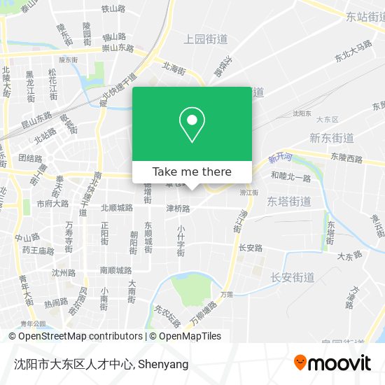 沈阳市大东区人才中心 map