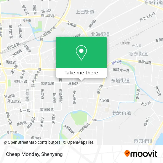 Cheap Monday map