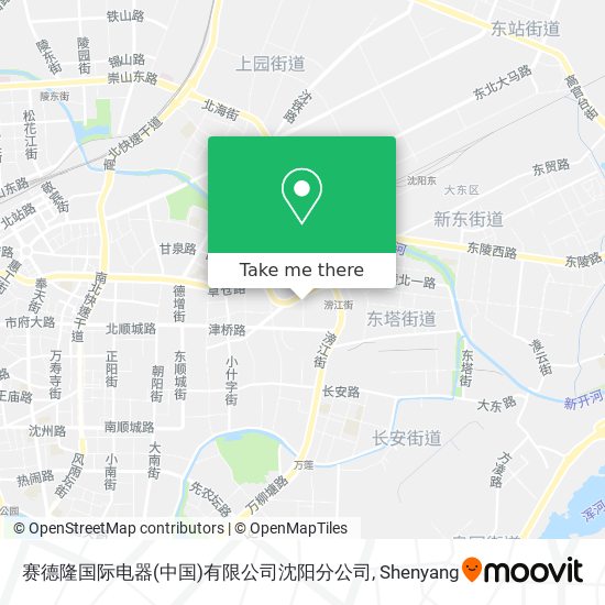 赛德隆国际电器(中国)有限公司沈阳分公司 map
