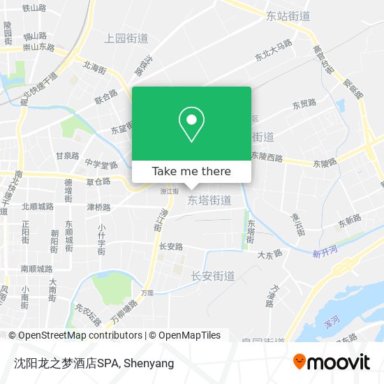 沈阳龙之梦酒店SPA map