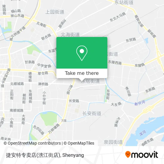 捷安特专卖店(滂江街店) map