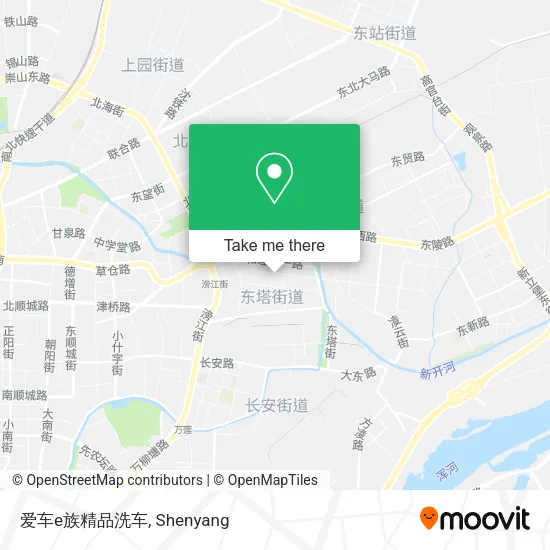 爱车e族精品洗车 map