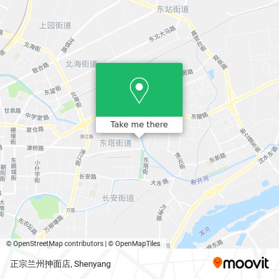 正宗兰州抻面店 map