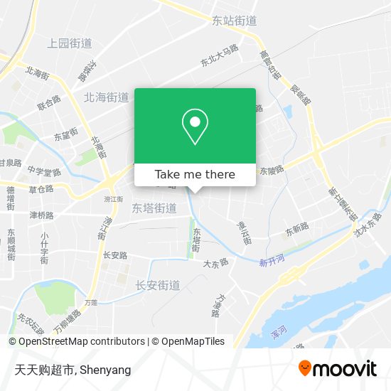 天天购超市 map