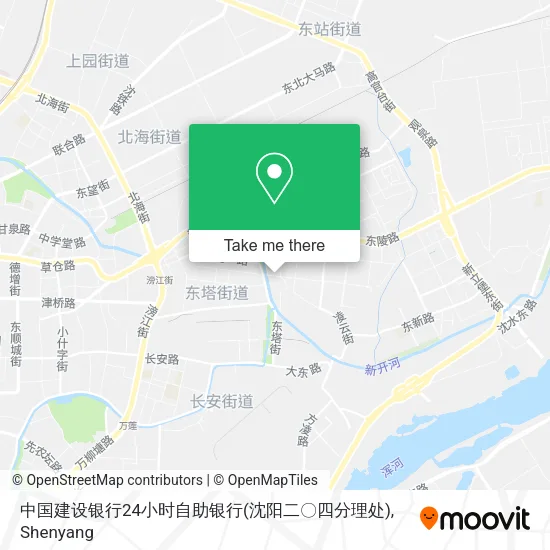 中国建设银行24小时自助银行(沈阳二〇四分理处) map
