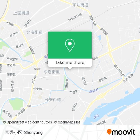 富强小区 map