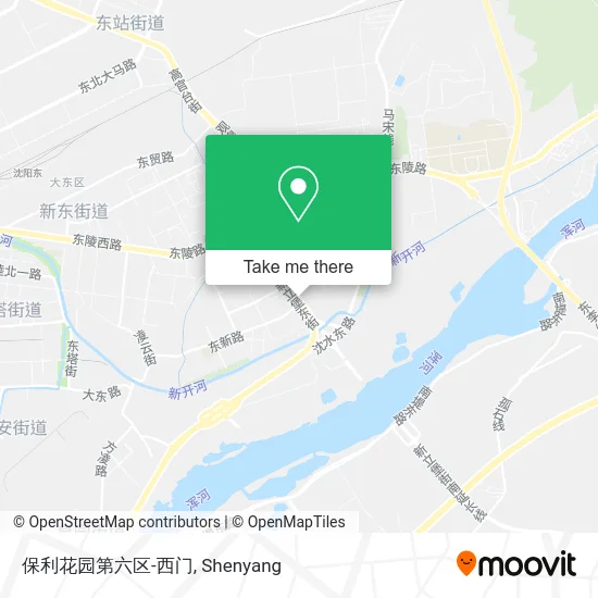 保利花园第六区-西门 map