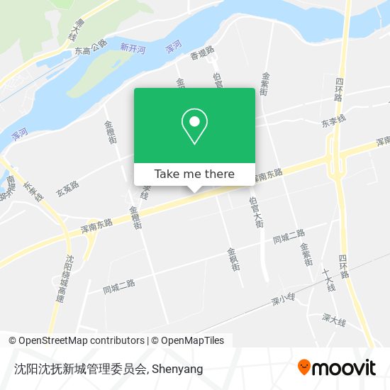 沈阳沈抚新城管理委员会 map