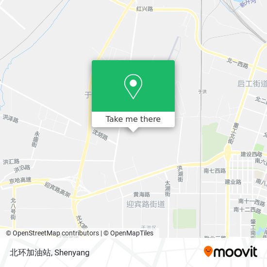 北环加油站 map