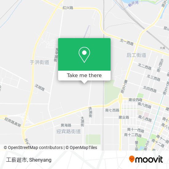 工薪超市 map