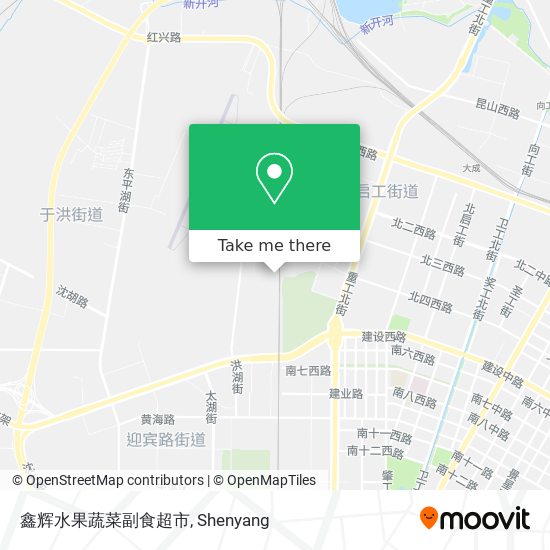 鑫辉水果蔬菜副食超市 map