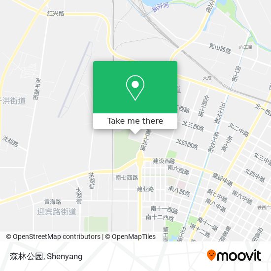 森林公园 map
