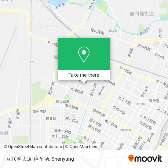 互联网大厦-停车场 map