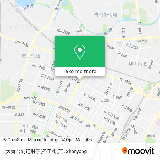 大舞台刘记肘子(圣工街店) map