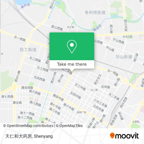 天仁和大药房 map