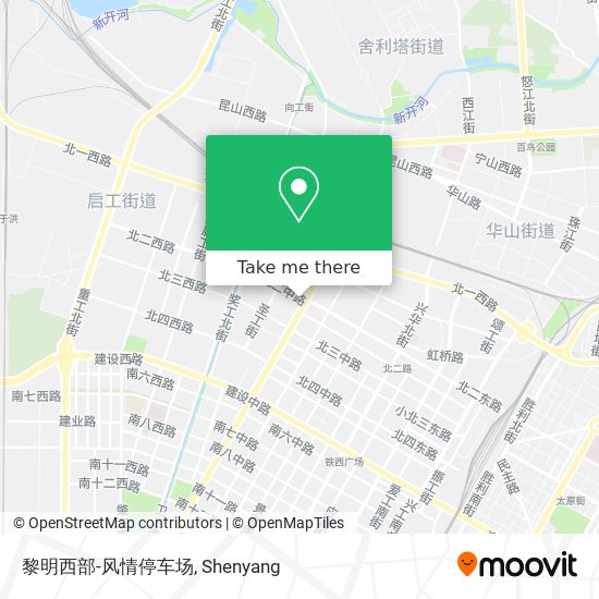 黎明西部-风情停车场 map