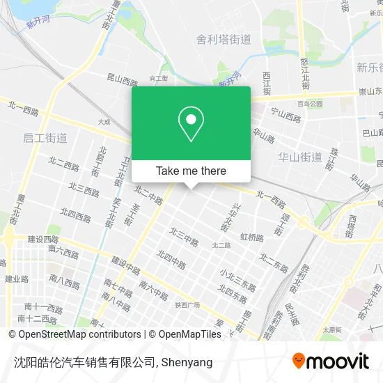 沈阳皓伦汽车销售有限公司 map