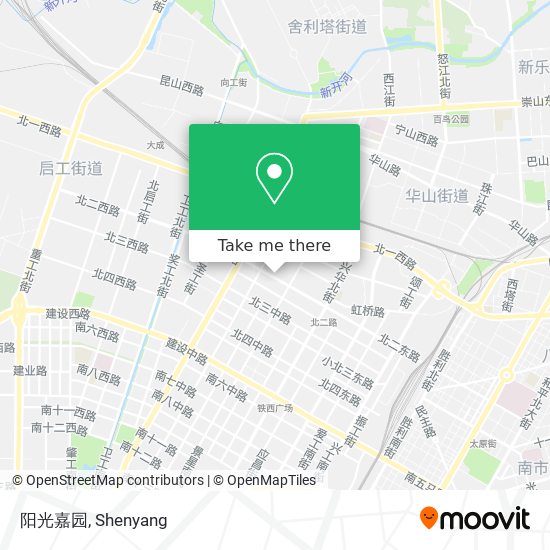 阳光嘉园 map