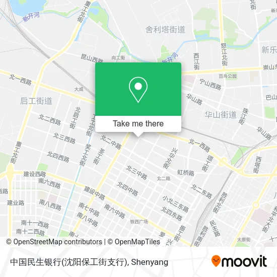 中国民生银行(沈阳保工街支行) map