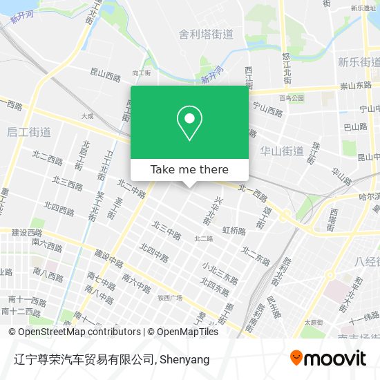 辽宁尊荣汽车贸易有限公司 map
