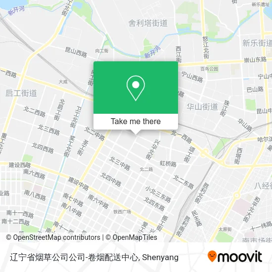 辽宁省烟草公司公司-卷烟配送中心 map