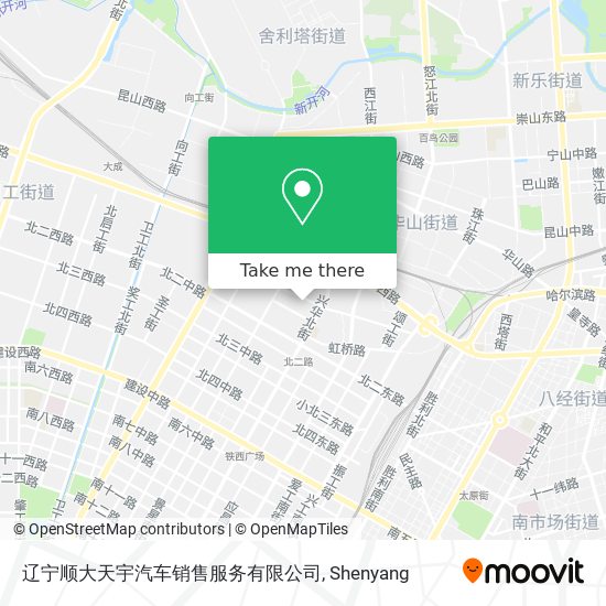 辽宁顺大天宇汽车销售服务有限公司 map