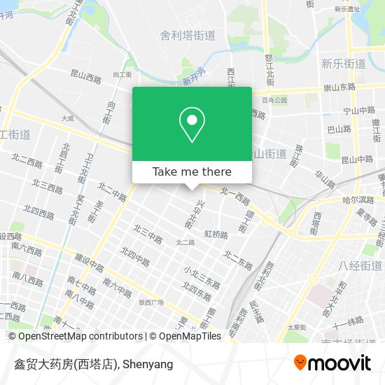 鑫贸大药房(西塔店) map
