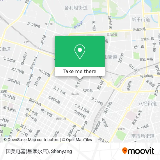 国美电器(星摩尔店) map