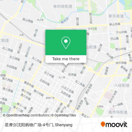 星摩尔沈阳购物广场-4号门 map