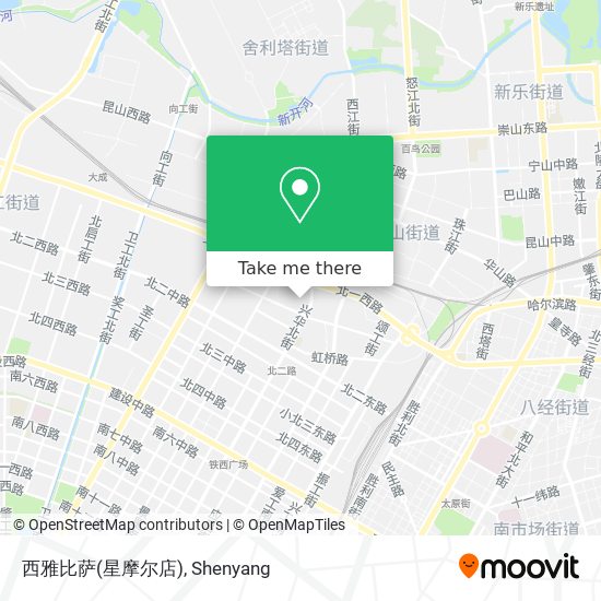 西雅比萨(星摩尔店) map