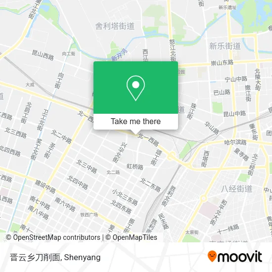 晋云乡刀削面 map