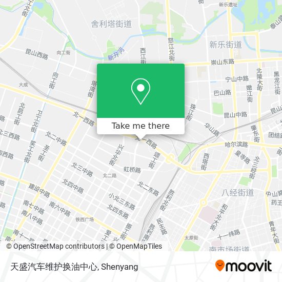 天盛汽车维护换油中心 map