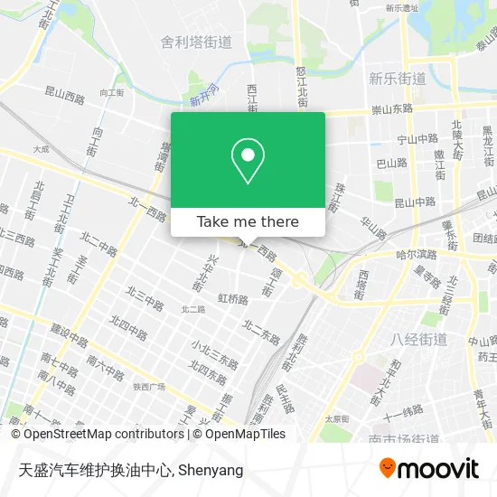 天盛汽车维护换油中心 map
