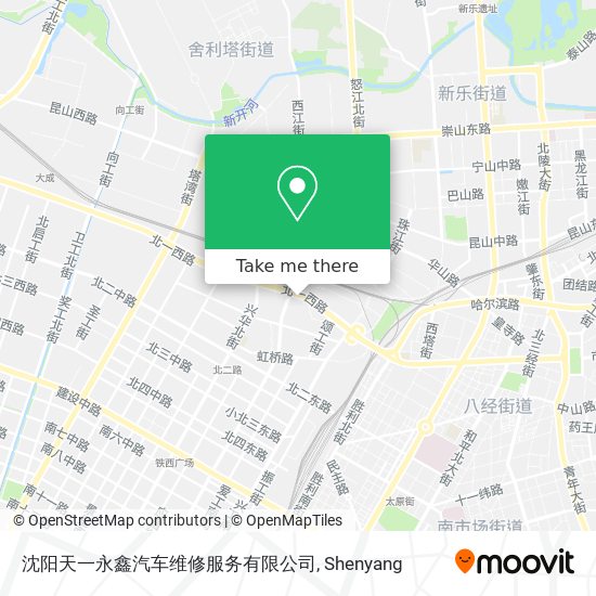 沈阳天一永鑫汽车维修服务有限公司 map